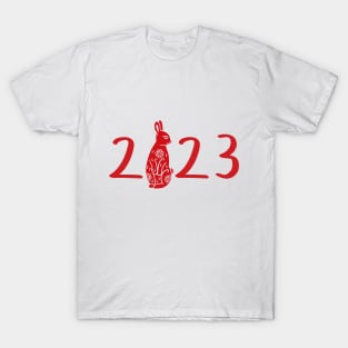 Chinese Year of the Rabbit New Year 2023 Zodiac T-Shirt